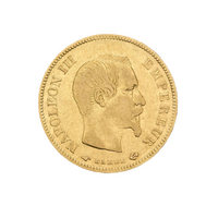 10 Francs - Napoléon III - Tête Nue - France - 1855-1860