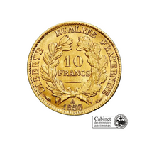 10 Francs - Cérès - IIème République - France - 1850-1851