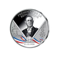 Frappe en Argent - Charles de Gaulle - Président de la République