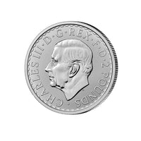 Frappe en Argent - Britannia de Grande-Bretagne 2024