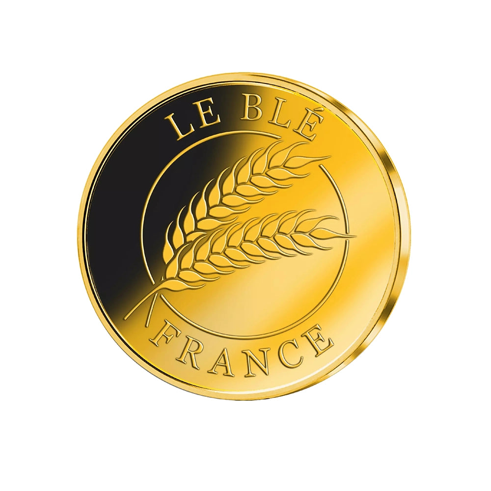 Frappe en Or - Les symboles monétaire - Le Blé