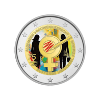 Belgique 2023 - 2 Euros Commémorative - Suffrage Universel des femmes - Colorisée