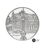 Années France-Chine 2003 - 2005 - Shanghai - Monnaie de 1/4€ Argent - BU 2005