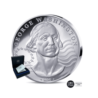 George Washington - Monnaie de 25€ Argent 2 Oz - BE 2025