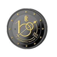 Italie 2023 - 2 Euro Commémorative - 100 ans de l'Armée de l'Air Italienne - Ruthenium