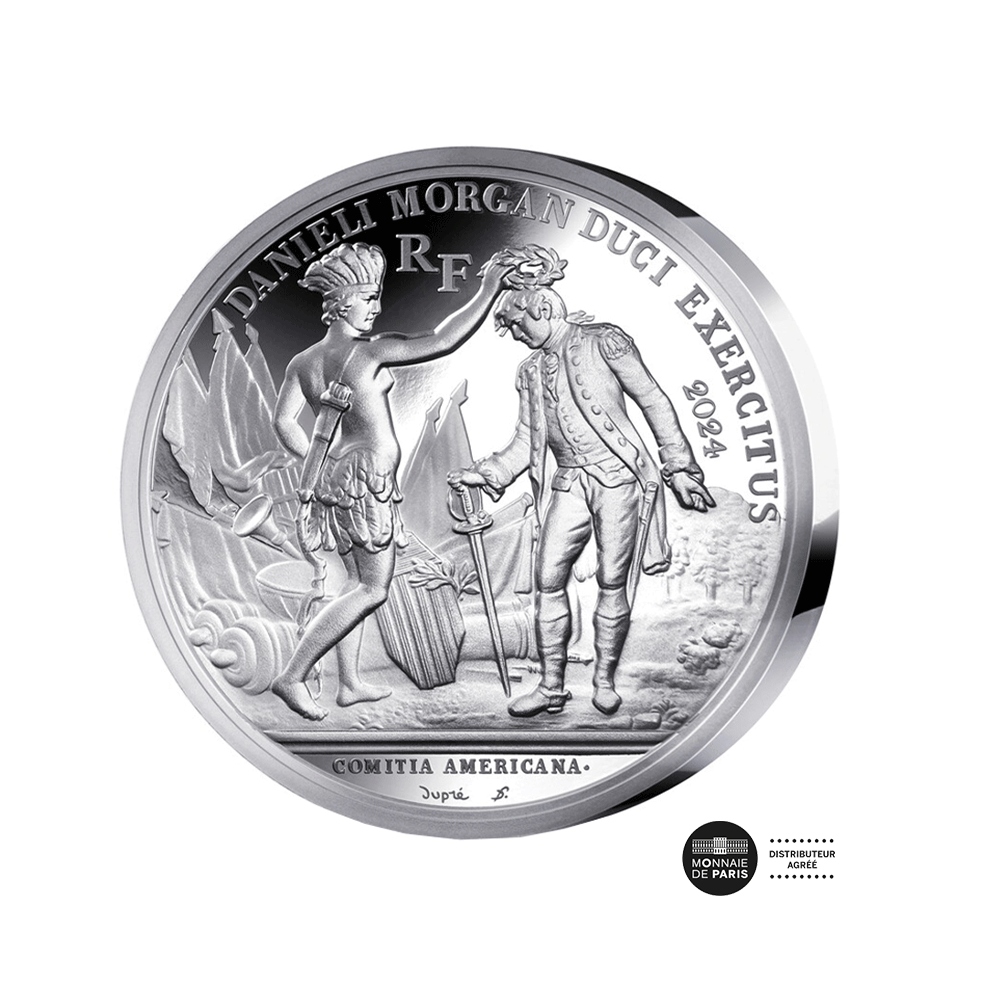 Indépendance des USA - Cowpens - Monnaie de 20€ Argent - BE 2024