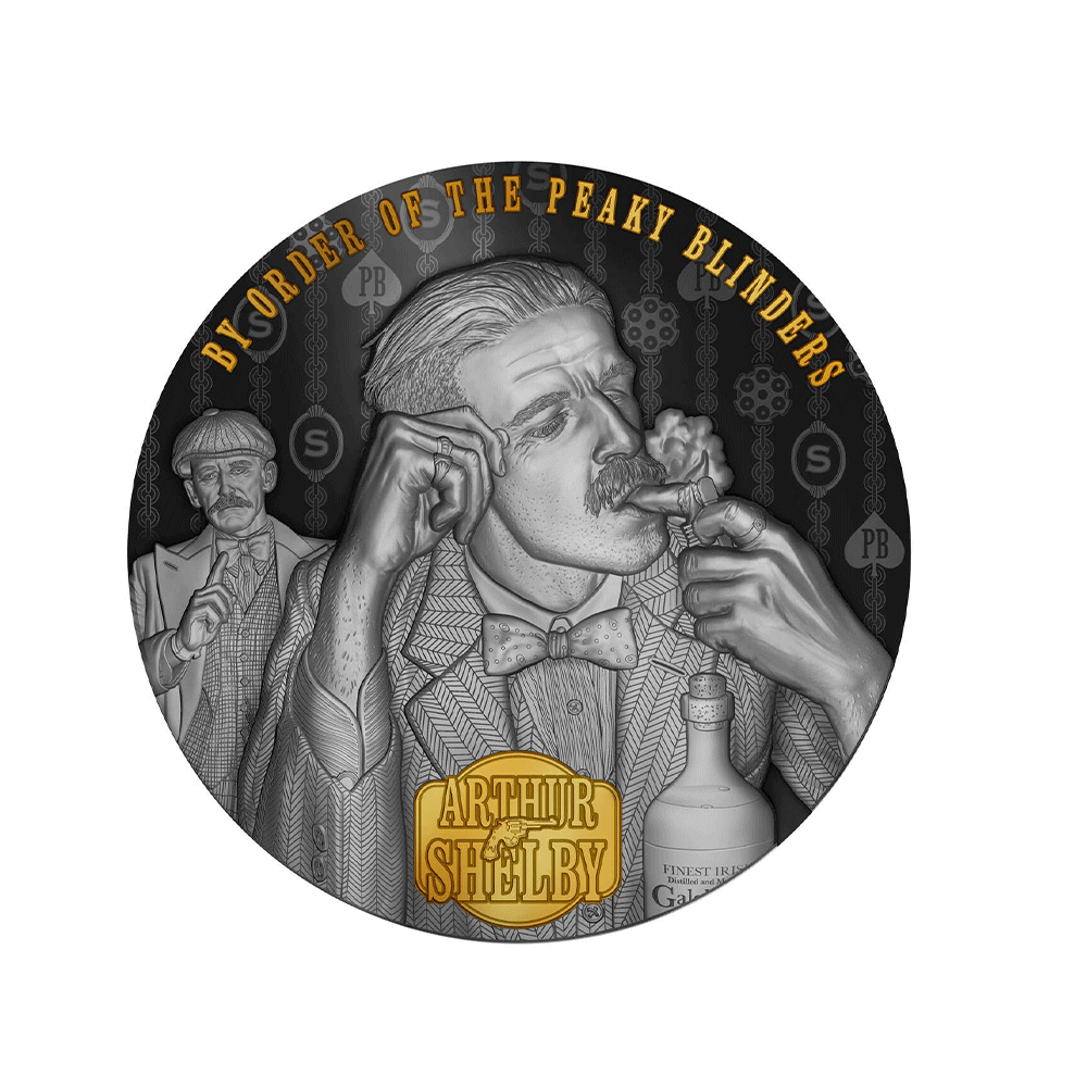 Arthur Shelby Peaky Blinders - Monnaie de 5$ 2Oz - 2024