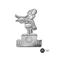 Astérix aux Jeux Olympiques - Monnaie de 10€ Argent - Pièce de forme - BE 2024