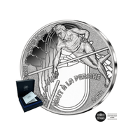 Jeux Olympiques de Paris 2024 - Série Les Sports - Saut à la perche - Monnaie de 10€ Argent - BE 2024