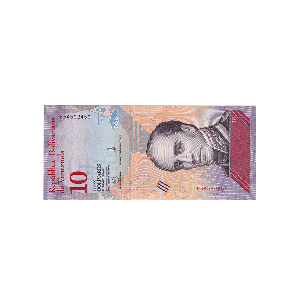 Bolivie - Billet de 10 Bolivares