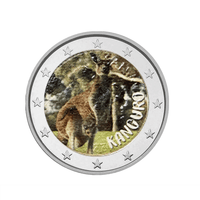 Kangourou - 2 Euro Commémorative - Colorisée