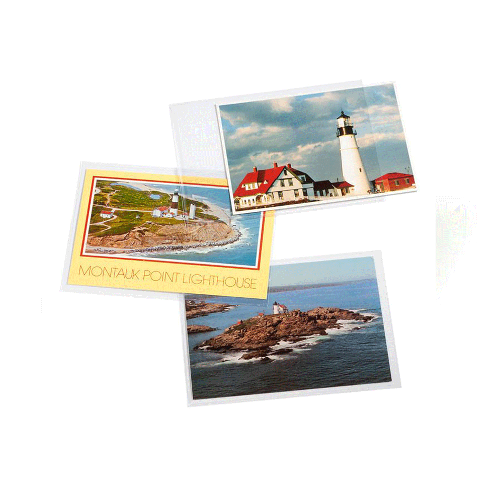 Basic 210 Pochettes de protection pour billets, 210x148 mm, transparent