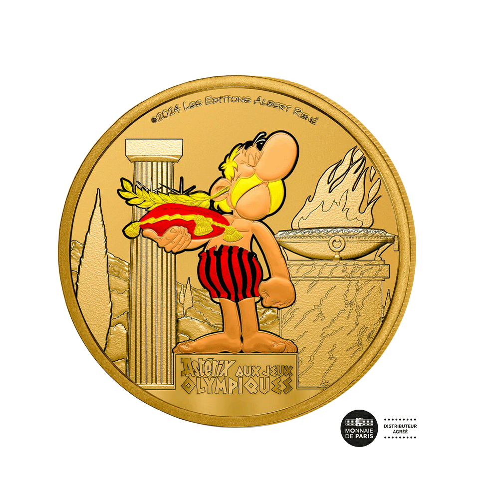 Astérix aux Jeux Olympiques - Mini-médaille - 2024