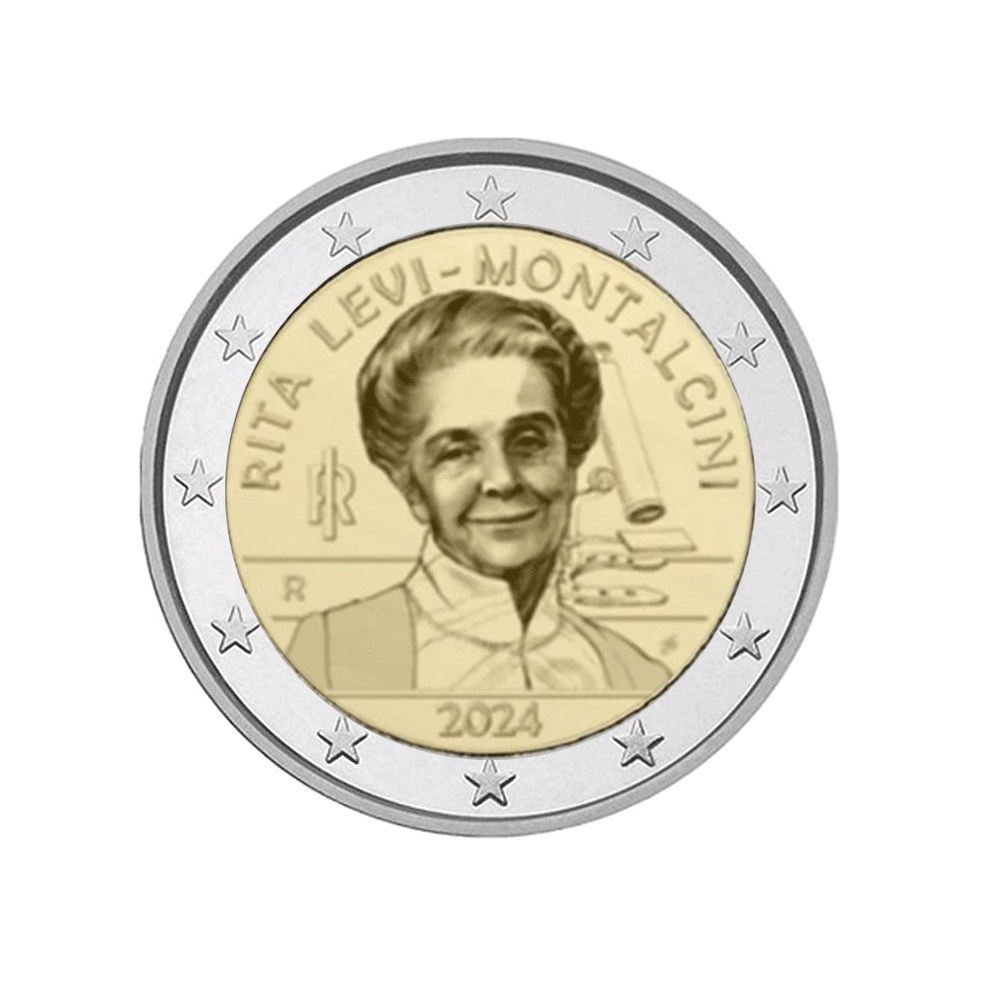 Italie 2024 - 2 Euro Commémorative - Rita Levi-Montalcini, prix nobel de la médecine