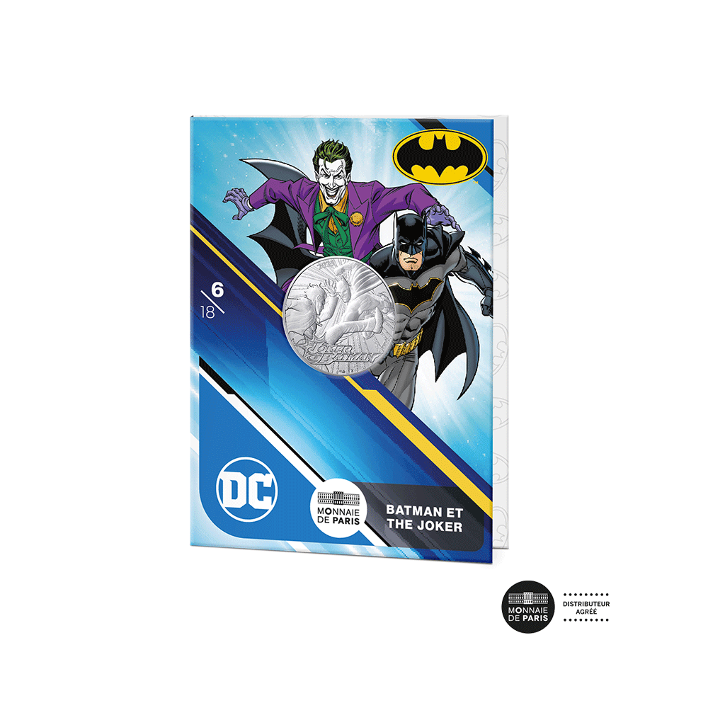 DC Comics - Monnaie de 10€ Argent (06/18) - Batman et le Joker - 2025