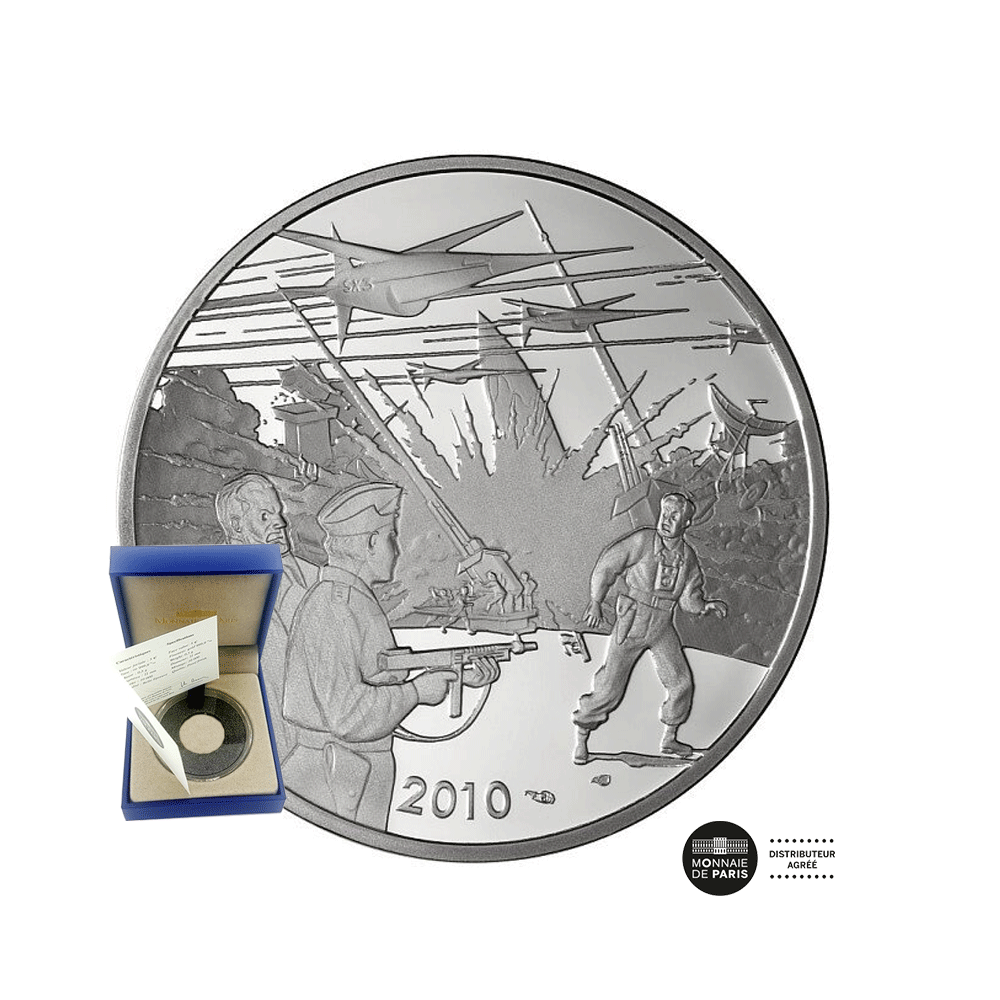 Blake et Mortimer - Monnaie de 10€ Argent - BE 2010