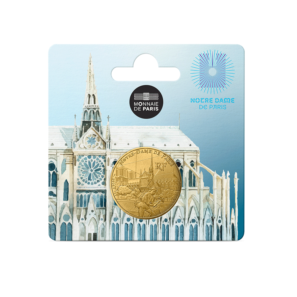 UNESCO - Notre-Dame de Paris - Monnaie de 1/4€ - 2025