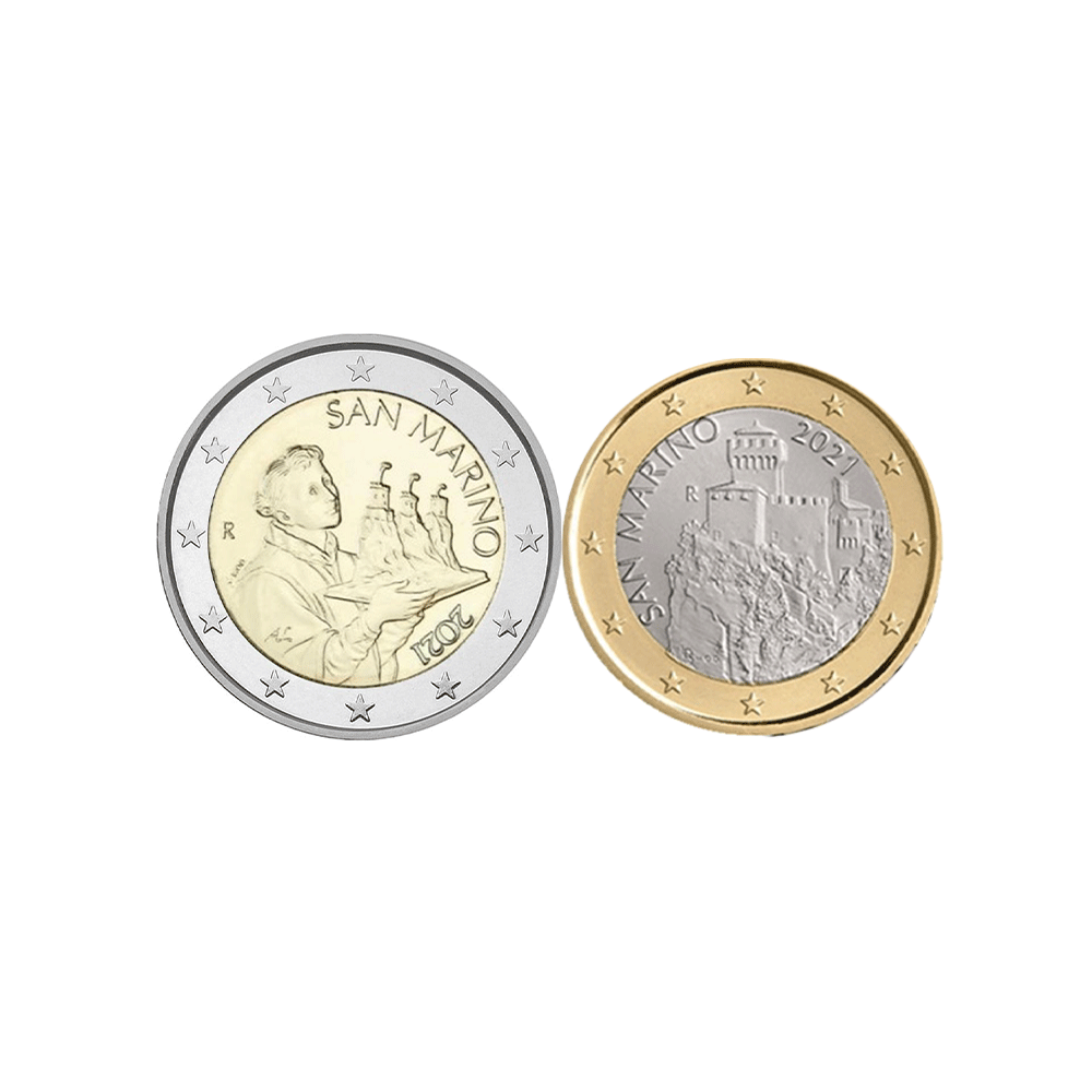 Coffret BU 2€ commémorative Saint Marin Luca Signorelli 2023