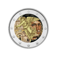 Saint-Marin 2023 - 2 Euros Commémorative - 500è Anniversaire de la mort de Luca Signorelli - Colorisée