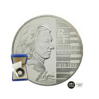 Frédéric Chopin - Monnaie de 1,50€ Argent - BE 2005
