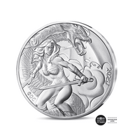 DC Comics - Monnaie de 10€ Argent (14/18) - Wonder Woman, La Guerrière Amazone - 2025