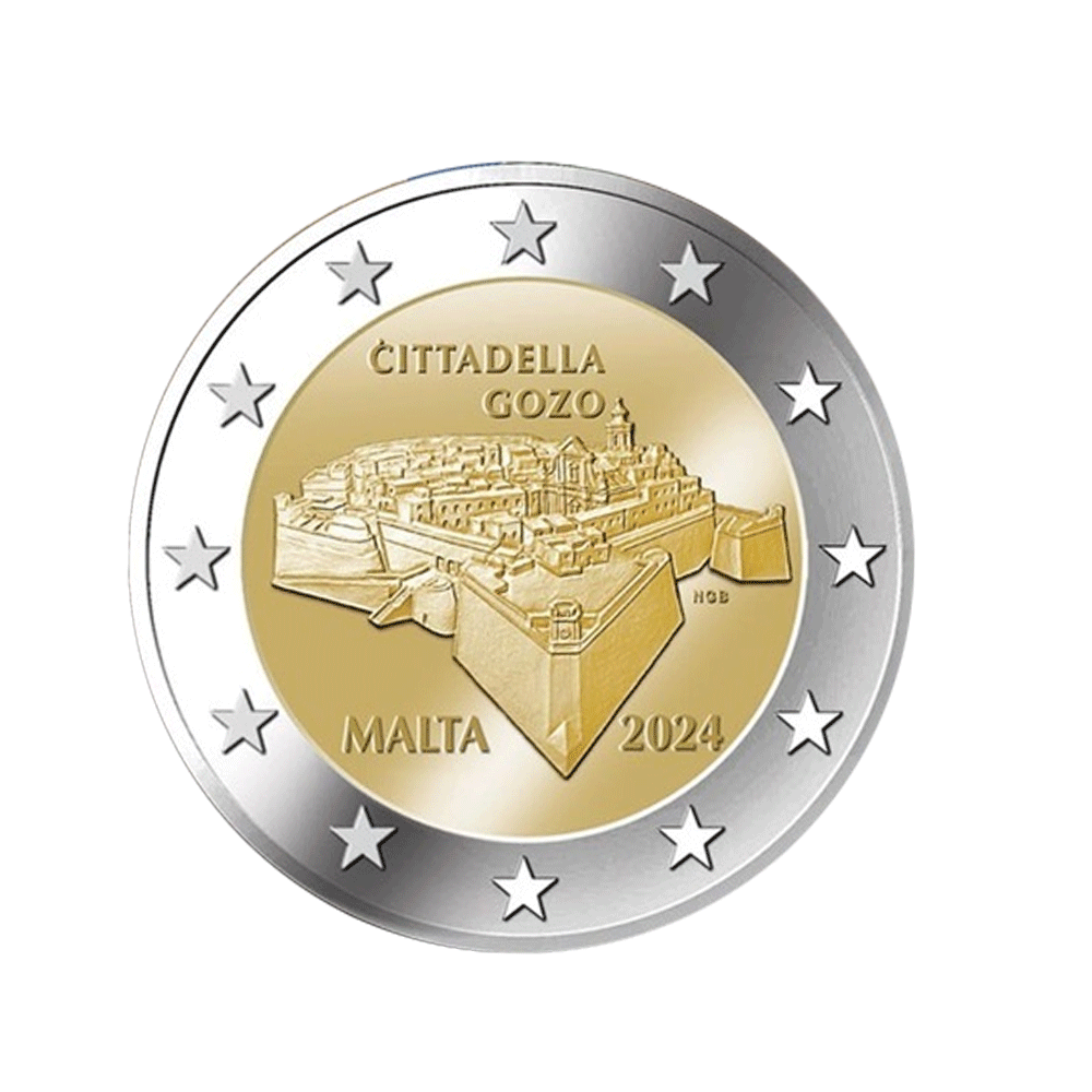 Malte 2024 - 2 Euro Coincard - Citadelle de Gozo - BU