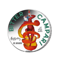 Bitter Campari - Monnaie de 4€ Argent - BE 2025