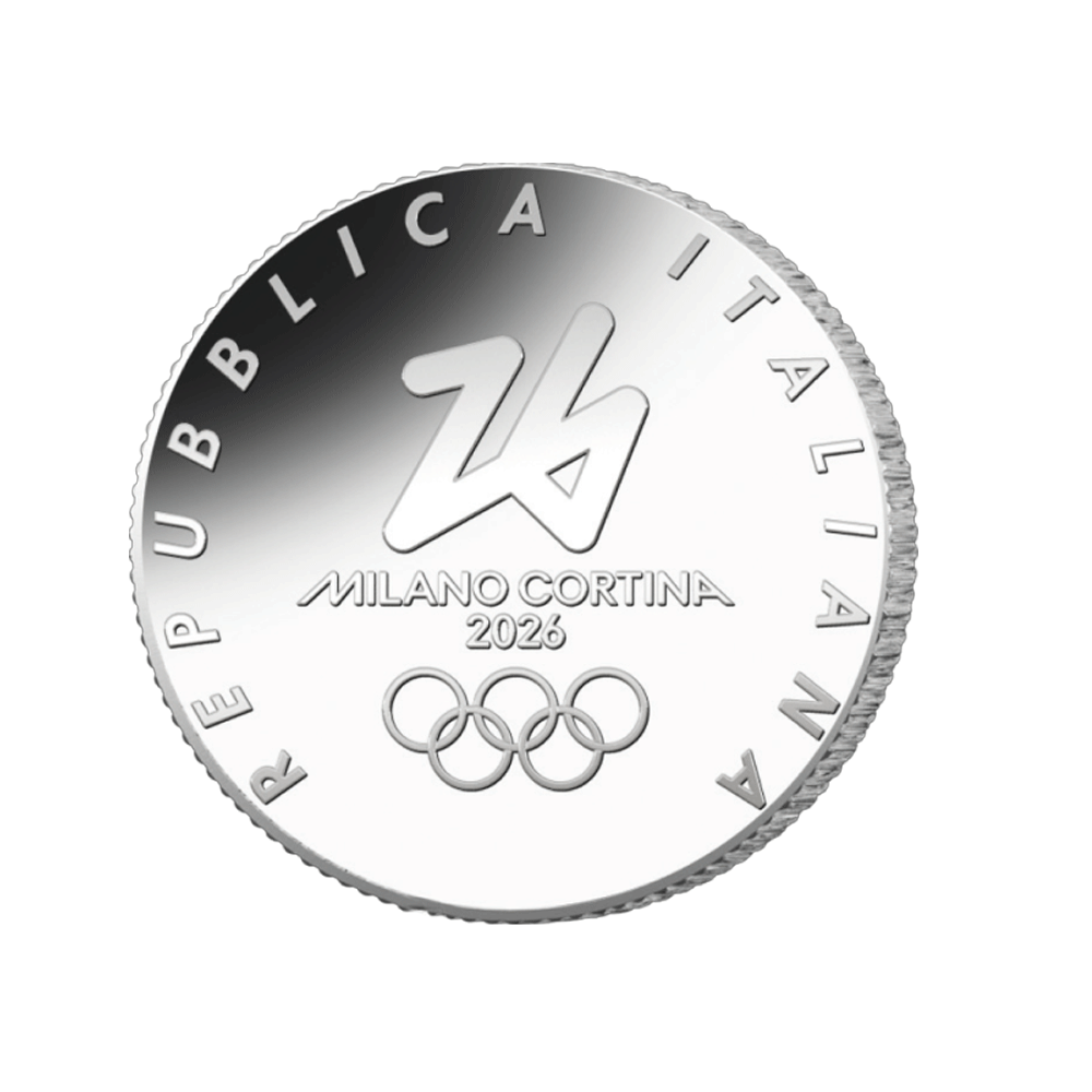 Jeux Olympiques d'Hiver de Milan - Monnaie de 6€ Argent - BE 2026