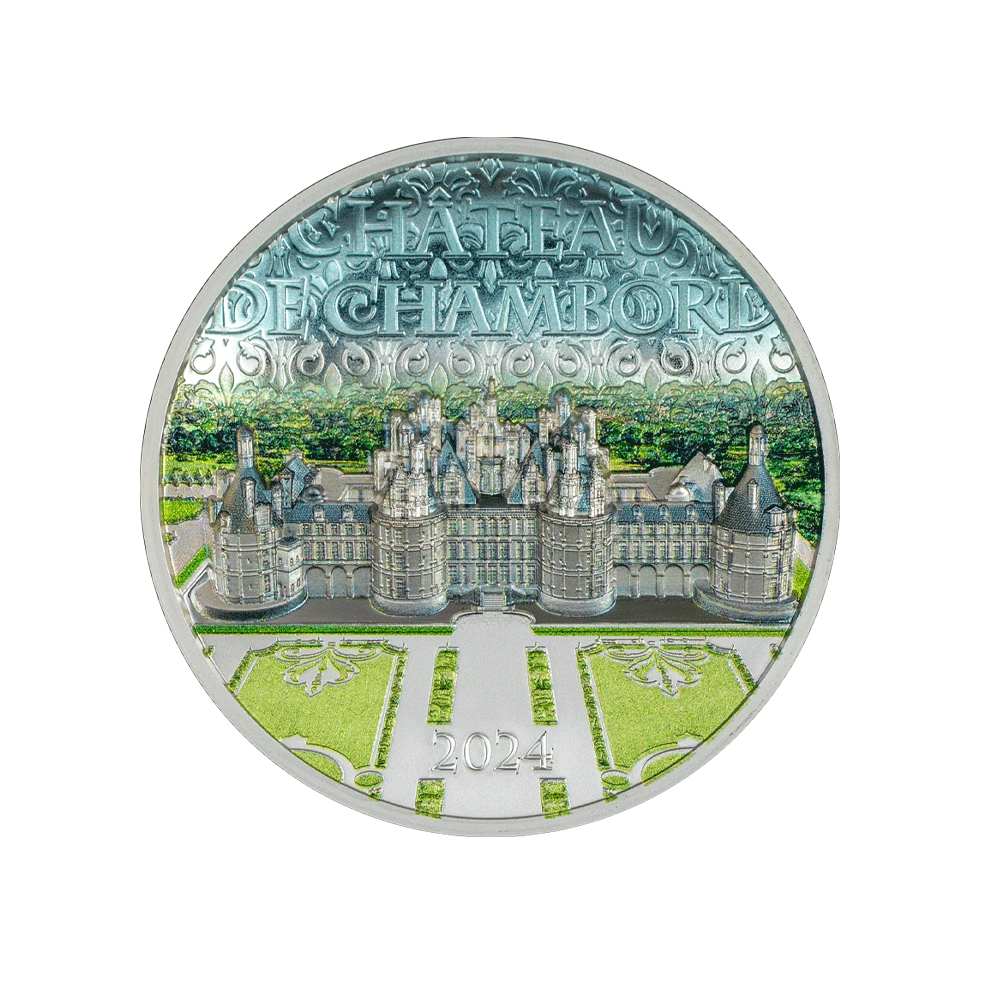 Château de Chambord - Monnaie de 10$ Argent 2 Oz - BE 2024