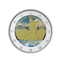 Slovaquie 2025 - 2 Euros Commémorative - 100 ans du Premier Championnat d'Europe de Hockey sur Glace - Colorisée