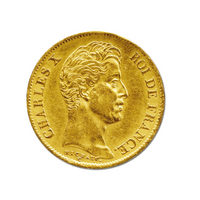 40 Francs Or - Charles X - France - 1824 - 1830