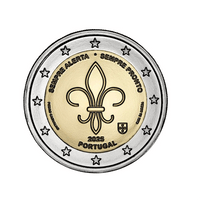 Portugal 2025 - 2 Euro Commémorative - Scoutisme International