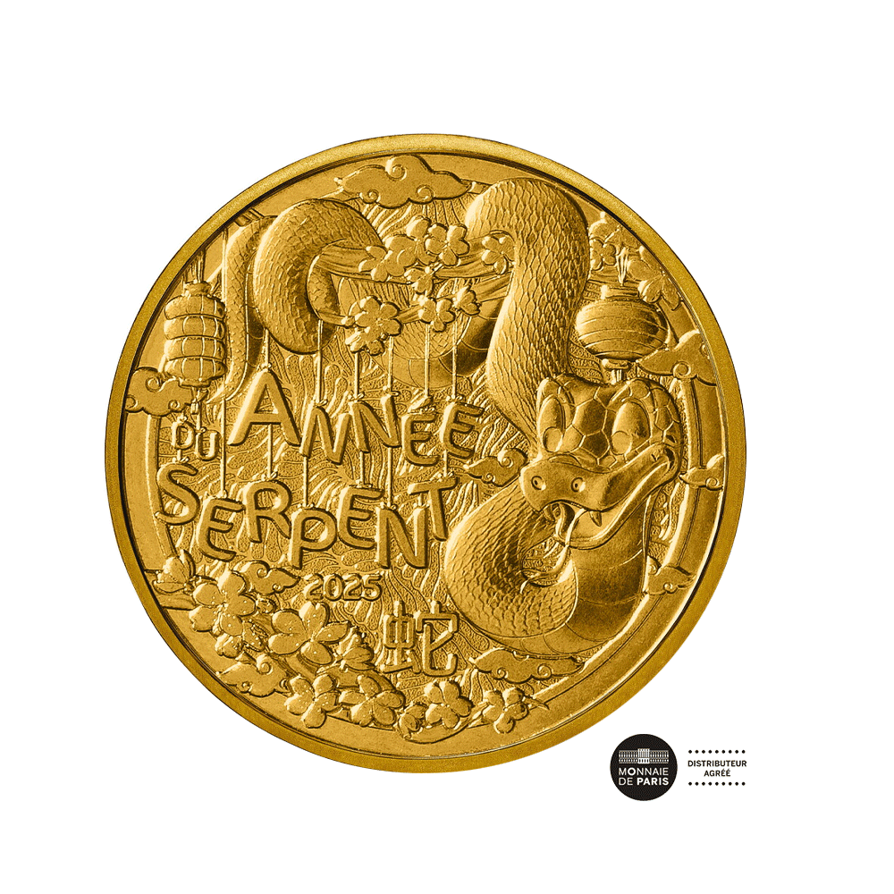 Année du Serpent - Monnaie de 1/4€ - 2025