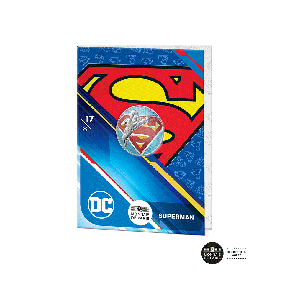 DC Comics - Monnaie de 10€ Argent (17/18) - Logo Superman - 2025