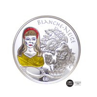 Contes des enfants d'Europe - Blanche-Neige - Monnaie de 1,50€ Argent - BE 2002