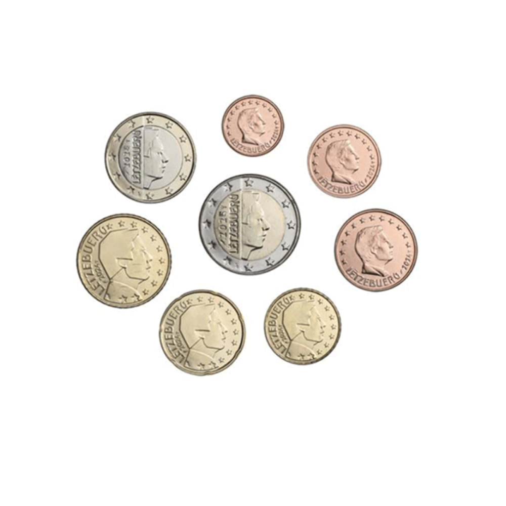 Luxembourg 2025 - Série officielle de 8 pièces - UNC