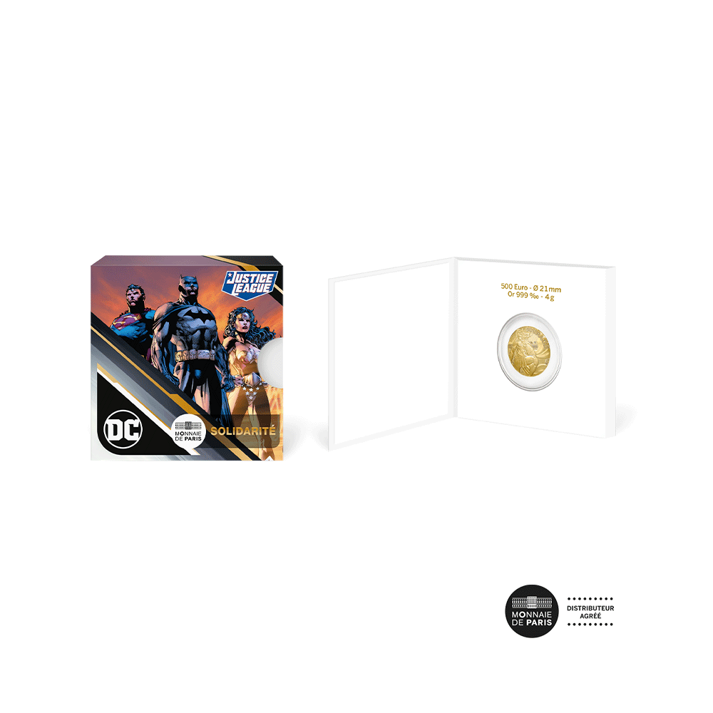 DC Comics - Monnaie de 500€ Or - Solidarité - BU 2025