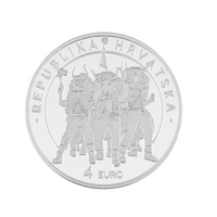 Croatie 2025 - Monnaie de 4€ Argent - BE