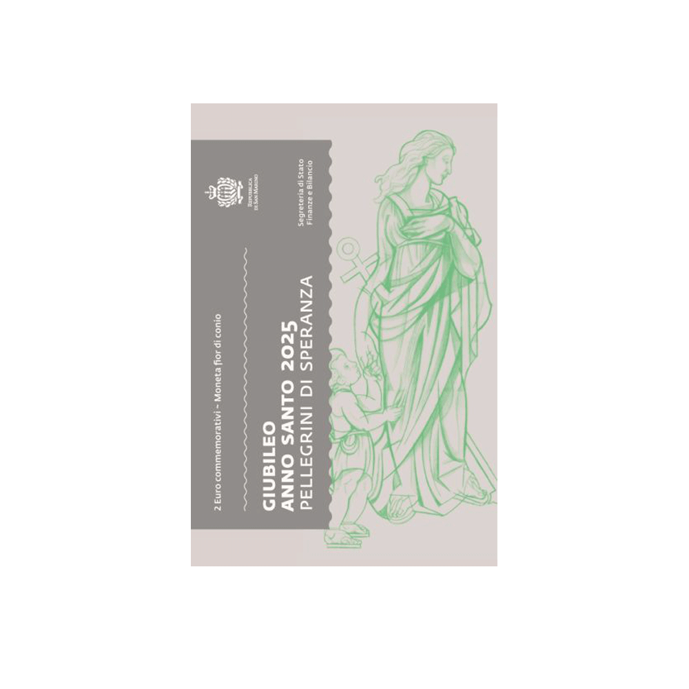 Saint-Marin 2025 - 2 Euro Commémorative - Pélerins d'espoir - BU