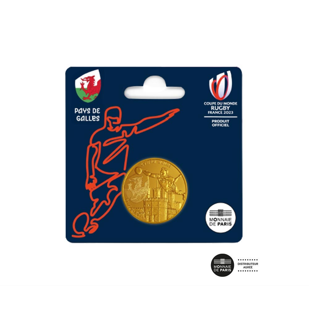 Les Grandes Nations Européennes de Rugby - Pays de Galles - Monnaie de 1/4€ - 2023