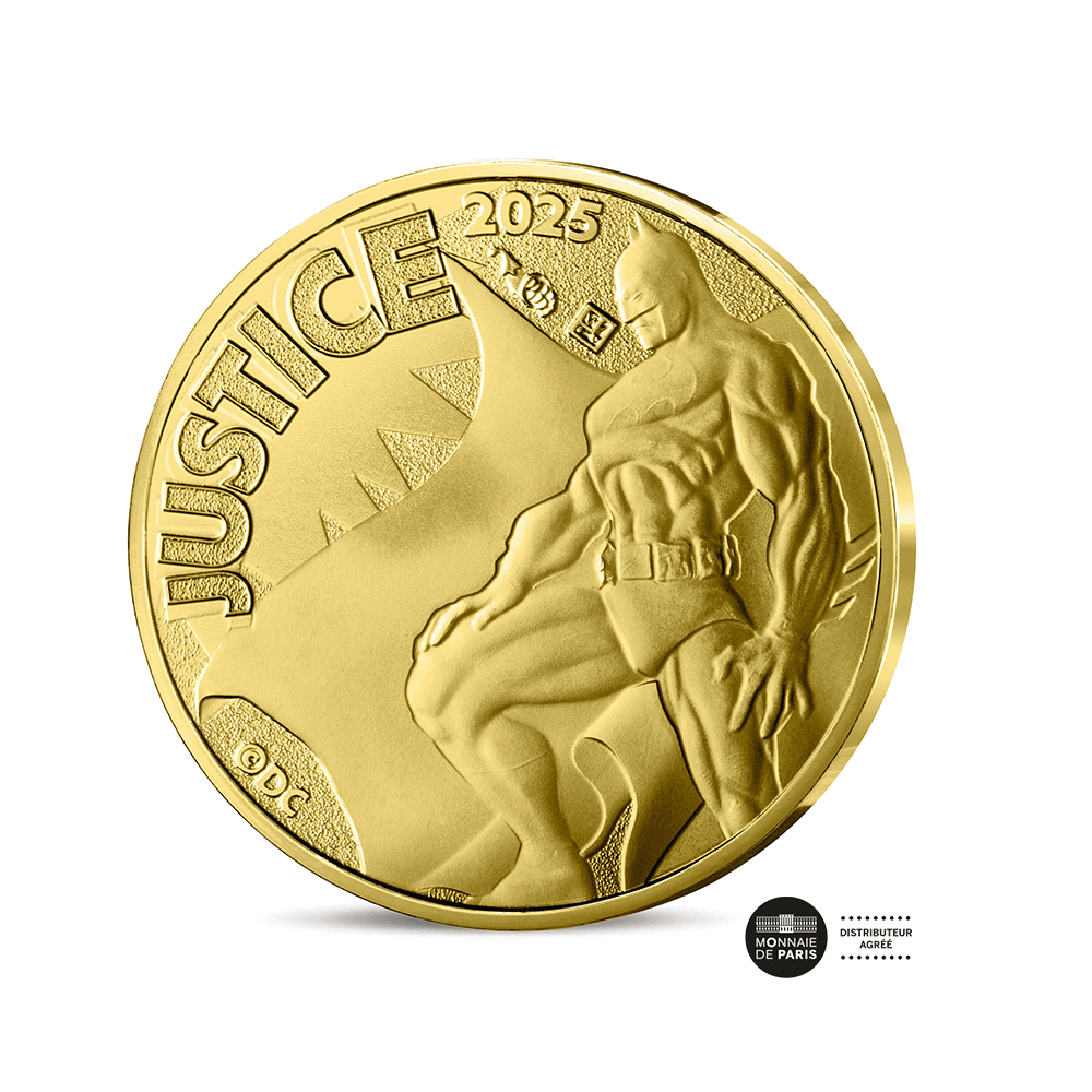 DC Comics - Monnaie de 250€ Or (02/02) - Justice - BU 2025