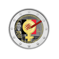 Belgique 2023 - 2 Euros Commémorative - Suffrage Universel des femmes - Colorisée