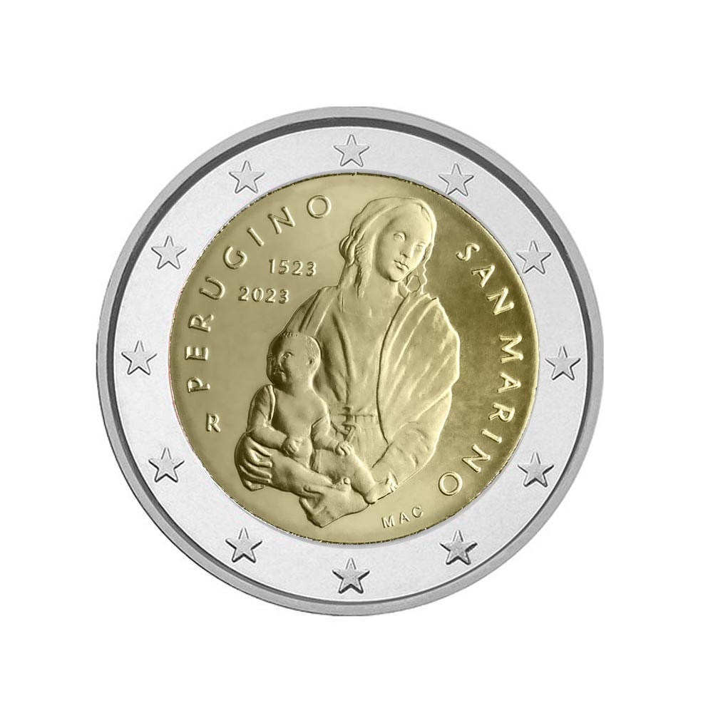 Saint-Marin 2023 - 2 Euro Commémorative - Le Pérugin - BU