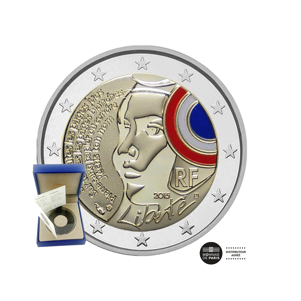 France 2015 - 2 Euro Commémorative - Fête de la fédération - BE