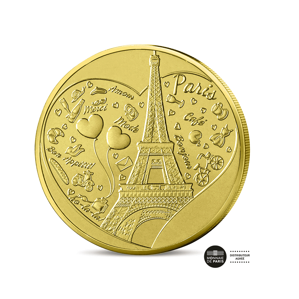 Paris, je t'aime - Mini-médaille "Tour Eiffel"