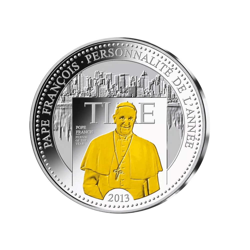 Frappe en Argent - Le Pape François : "Personnalité de L'année"