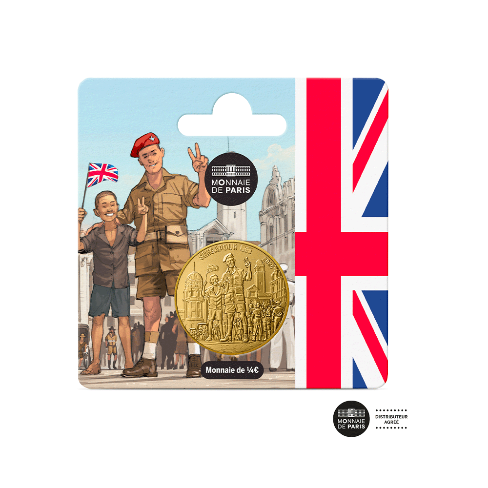 V-E Day - ANGLETERRE - Monnaie de 1/4€ - 2025