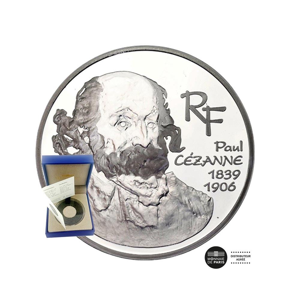 Paul Cézanne - Monnaie de 1,5 Euro Argent - BE 2006