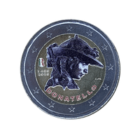 Italie 2016 - 2 Euros Commémorative -Donatello - Colorisée