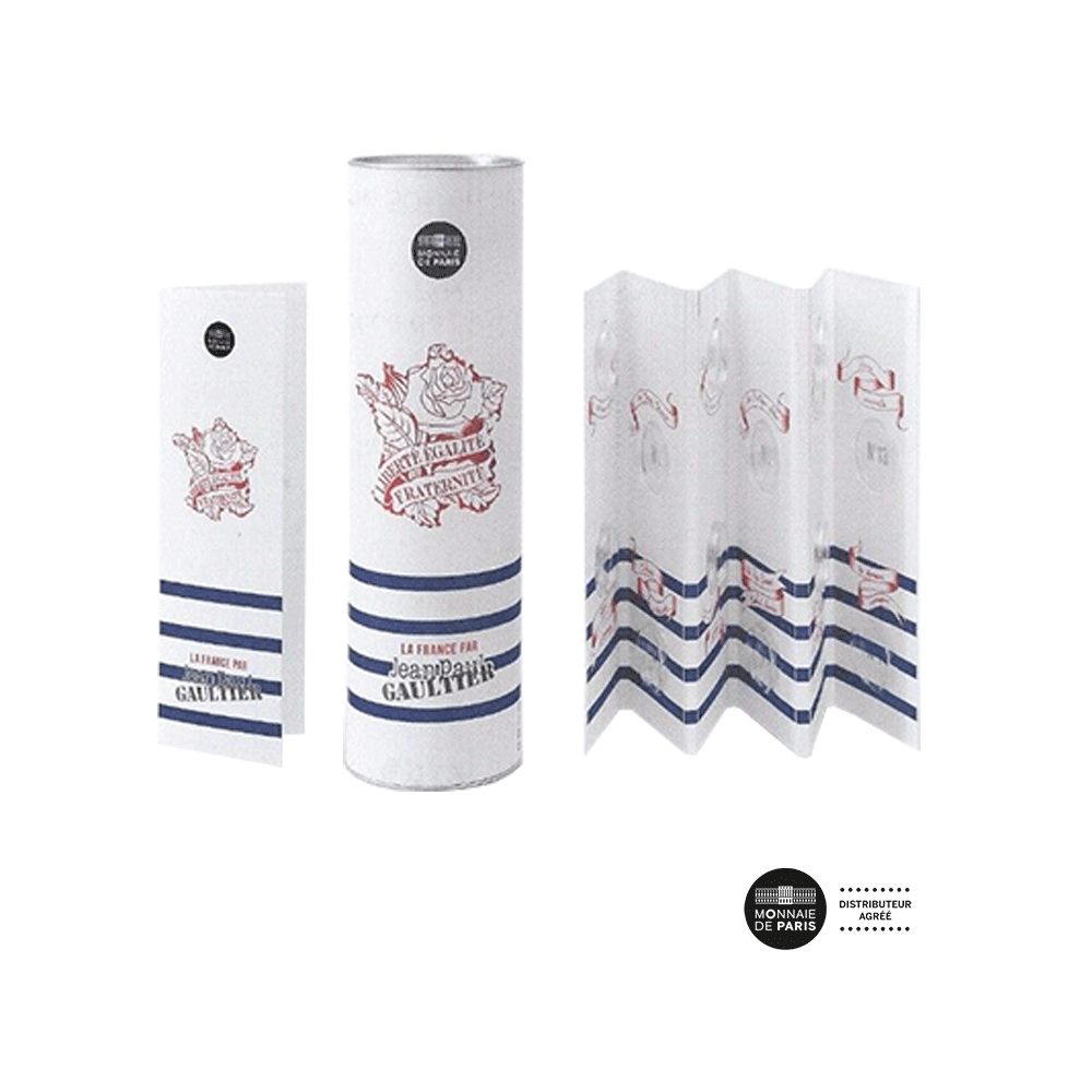 La France par Jean-Paul Gaultier - Coffret de 24 Monnaies de 10€ Argent et 2 monnaies de 50€ argent - BU 2017